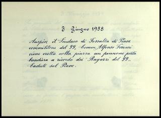 Diario del Sodalizio nazionale "Ragazzi del 99"