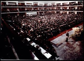 L'inaugurazione della X Conferenza internazionale di servizio sociale a Roma l'8 gennaio 1961