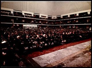 L'inaugurazione della X Conferenza internazionale di servizio sociale a Roma l'8 gennaio 1961