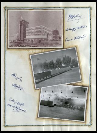 Giovanni Gronchi visita il "Club atletico provincial de Rosario" in Argentina nel febbraio 1961