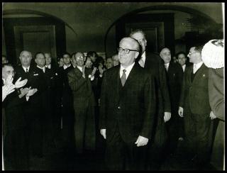 Giovanni Gronchi visita Cagliari