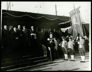 Giovanni Gronchi visita Cagliari