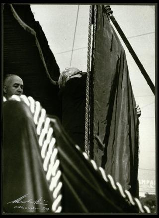 Giovanni Gronchi visita Cagliari