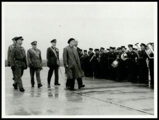 Il Presidente della Repubblica Giovanni Gronchi visita Ghedi