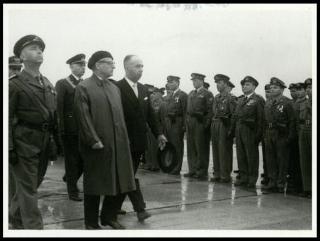 Il Presidente della Repubblica Giovanni Gronchi visita Ghedi