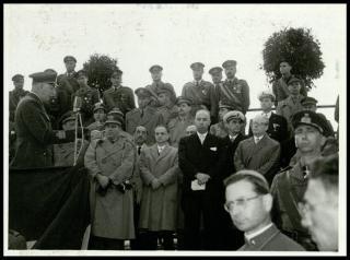 Il Presidente della Repubblica Giovanni Gronchi visita Ghedi