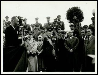 Il Presidente della Repubblica Giovanni Gronchi visita Ghedi