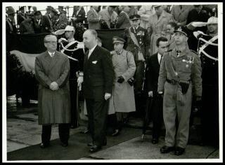Il Presidente della Repubblica Giovanni Gronchi visita Ghedi