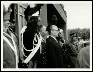 Il Presidente della Repubblica Giovanni Gronchi visita Ghedi