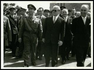Il Presidente della Repubblica Giovanni Gronchi visita Ghedi