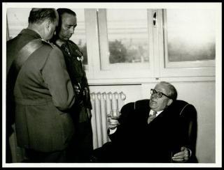 Il Presidente della Repubblica Giovanni Gronchi visita Ghedi