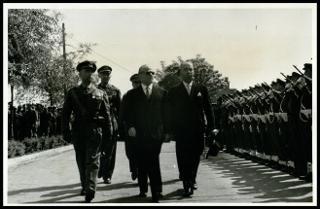 Il Presidente della Repubblica Giovanni Gronchi visita Ghedi
