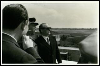 Il Presidente della Repubblica Giovanni Gronchi visita Ghedi