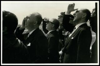 Il Presidente della Repubblica Giovanni Gronchi visita Ghedi