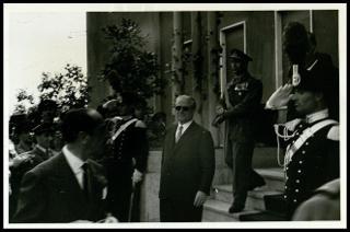Il Presidente della Repubblica Giovanni Gronchi visita Ghedi