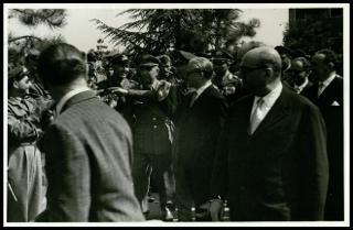 Il Presidente della Repubblica Giovanni Gronchi visita Ghedi