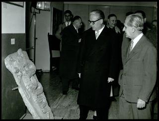 Il Presidente della Repubblica Giovanni Gronchi visita Milano