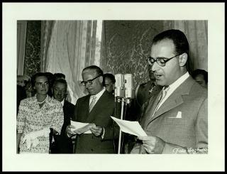 Giovanni Gronchi partecipa alle celebrazioni per il 350° anniversario della proclamazione di Livorno città e all'inaugurazione del faro ricostruito