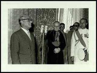 Giovanni Gronchi partecipa alle celebrazioni per il 350° anniversario della proclamazione di Livorno città e all'inaugurazione del faro ricostruito
