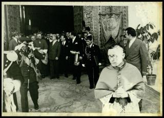 Giovanni Gronchi a Monreale visita il Duomo