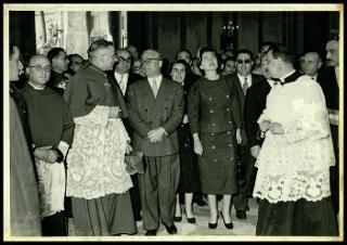 Giovanni Gronchi a Monreale visita il Duomo