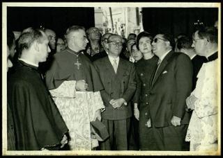 Giovanni Gronchi a Monreale visita il Duomo