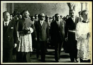 Giovanni Gronchi a Monreale visita il Duomo