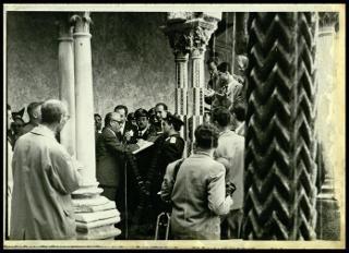 Giovanni Gronchi a Monreale visita il Duomo