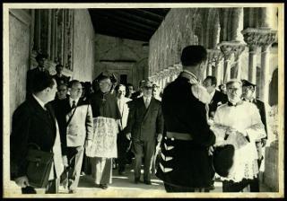 Giovanni Gronchi a Monreale visita il Duomo