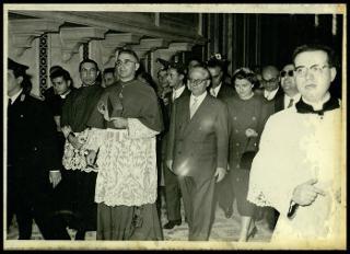 Giovanni Gronchi a Monreale visita il Duomo