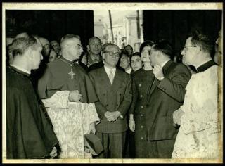 Giovanni Gronchi a Monreale visita il Duomo