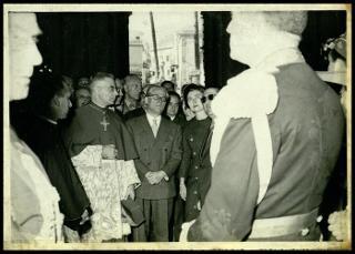 Giovanni Gronchi a Monreale visita il Duomo