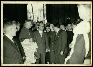 Giovanni Gronchi a Monreale visita il Duomo