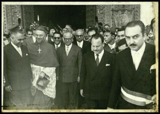 Giovanni Gronchi a Monreale visita il Duomo