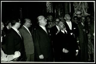 Il Presidente della Repubblica Giovanni Gronchi visita Siena