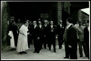 Il Presidente della Repubblica Giovanni Gronchi visita Siena
