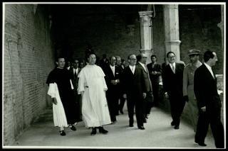 Il Presidente della Repubblica Giovanni Gronchi visita Siena