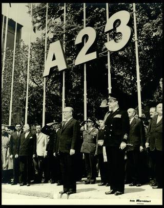 Giovanni Gronchi inaugura a Firenze la XXIII Mostra mercato internazionale dell'artigianato