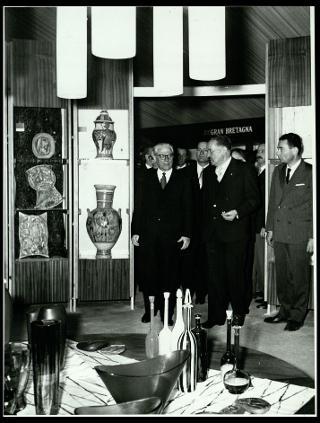Giovanni Gronchi inaugura a Firenze la XXIII Mostra mercato internazionale dell'artigianato