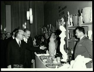 Giovanni Gronchi inaugura a Firenze la XXIII Mostra mercato internazionale dell'artigianato