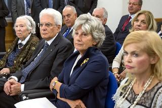 Il Presidente Sergio Mattarella in occasione dell'incontro di studio per il ventesimo anniversario dell'inaugurazione dell'Archivio Storico della Presidenza della Repubblica
Roma - Palazzo Sant'Andrea, 20 settembre 2016