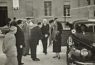 Visita di Ida Einaudi Pellegrini all'Orfanotrofio maschile Vittorio Emanuele II (Parma)