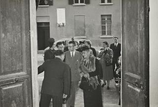 Visita di Ida Einaudi Pellegrini all'Orfanotrofio maschile Vittorio Emanuele II (Parma)