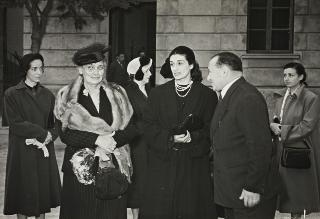 Visita di Ida Einaudi Pellegrini all'Orfanotrofio maschile Vittorio Emanuele II (Parma)