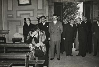 Visita di Ida Einaudi Pellegrini all'Orfanotrofio maschile Vittorio Emanuele II (Parma)