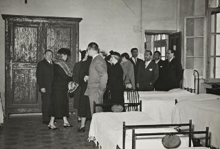 Visita di Ida Einaudi Pellegrini all'Orfanotrofio maschile Vittorio Emanuele II (Parma)