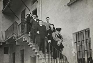 Visita di Ida Einaudi Pellegrini all'Orfanotrofio maschile Vittorio Emanuele II (Parma)