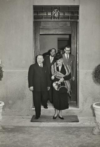 Visita di Ida Einaudi Pellegrini all'Orfanotrofio maschile Vittorio Emanuele II (Parma)