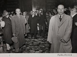 Intervento del Presidente della Repubblica Luigi Einaudi alla cerimonia inaugurale della Sala e della Mostra Manzoniana nella Biblioteca Nazionale di Brera (Milano)