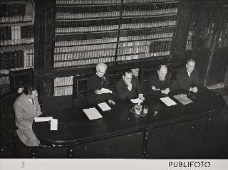 Intervento del Presidente della Repubblica Luigi Einaudi alla cerimonia inaugurale della Sala e della Mostra Manzoniana nella Biblioteca Nazionale di Brera (Milano)